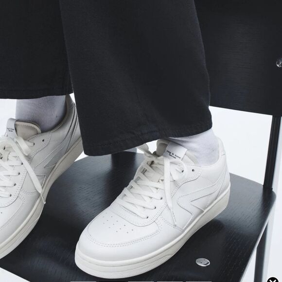 Rag & Bone Retro Court Leather Sneaker Size 40 - Picture 2 of 5